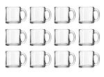 Set of 12 Libbey Robusta Glass Mugs