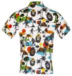 Funny Bigfoot Hawaiian Print Coffee Mug