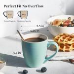 Turquoise Ceramic Coffee Mug Set of 6