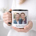 Personalized Photo Mug with Custom Text Options