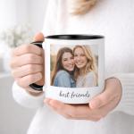Personalized Photo Mug with Custom Text Options