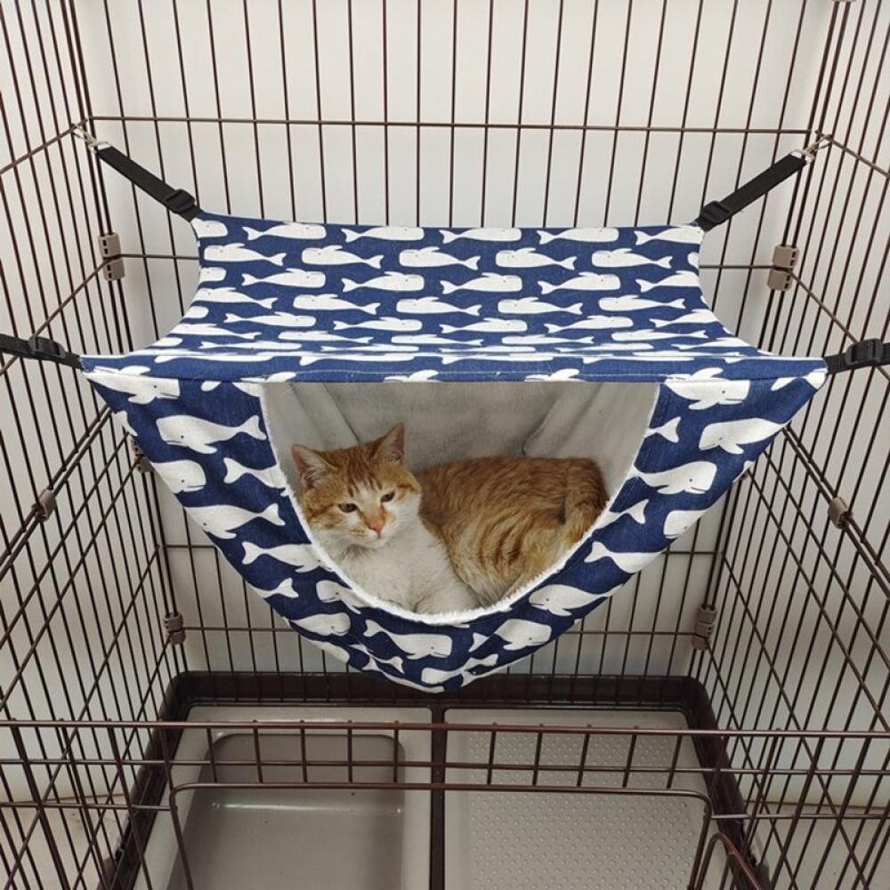 Double Layer Cat Hammock for Indoor Pets