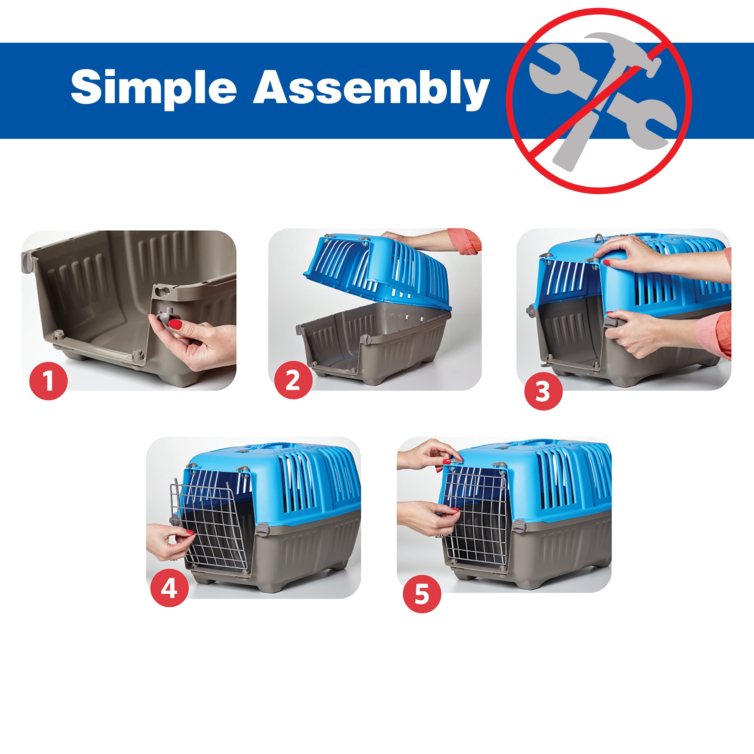 22-Inch Green Hard-Sided Pet Carrier for Cats