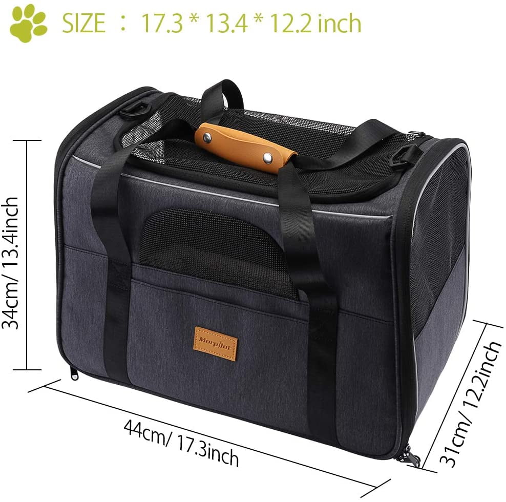 Extra Large Soft Sided Cat Carrier with Bowl