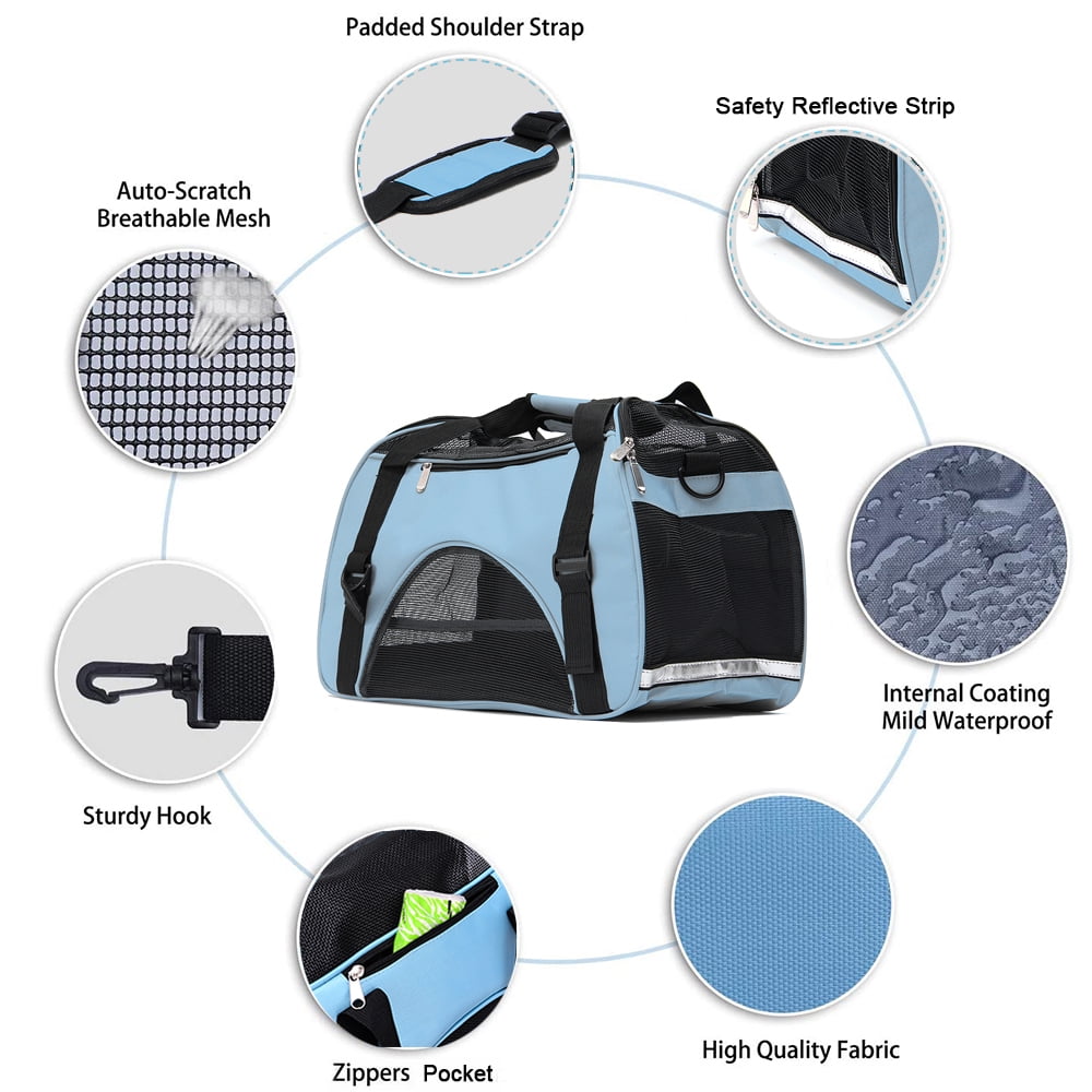 Airline Approved Soft-Sided Cat Carrier Bag