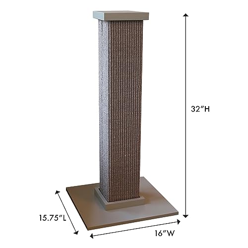 Ultimate Scratching Post- Gray, Large (32-Inch)