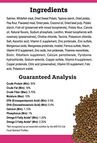 Salmon & Sweet Potato Cat Food, 3lb