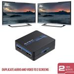 2-Port HDMI Splitter for 4K HDTVs and More