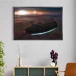 Millennium Falcon Canvas Print - Sci-Fi Wall Art