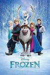 Frozen Movie Poster - Disney Cast Art Print