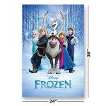 Frozen Movie Poster - Disney Cast Art Print