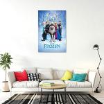 Frozen Movie Poster - Disney Cast Art Print