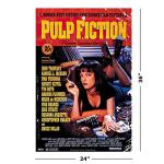 Pulp Fiction Uma Thurman Movie Poster 24" x 36