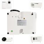 Panseba 1080P Mini Projector with Screen