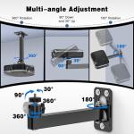 Adjustable Projector Stand with 360-Degree Rotation