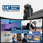 Adjustable Projector Stand with 360-Degree Rotation