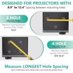 Universal Ceiling/Wall Projector Mount with Extension