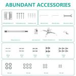 Universal Ceiling/Wall Projector Mount with Extension