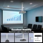 BAISHUN Adjustable Projector Stand with 360-Degree Rotation