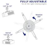VIVO Universal Adjustable Ceiling Projector Mount