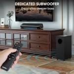 Saiyin 2.1 Sound Bar with Subwoofer for TV