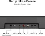 ULTIMEA 7.1ch Sound Bar with Subwoofer and App Control