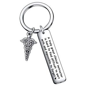 Clinical Instructor Appreciation Keychain Gift