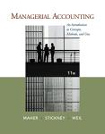 Managerial Accounting: Concepts, Methods, and Applications