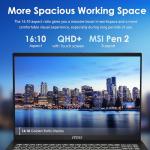MSI Summit A16 AI+ 2-in-1 Touchscreen Laptop