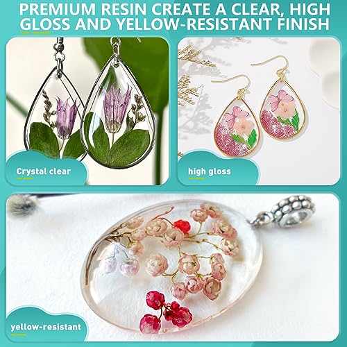 Teexpert Epoxy Resin Kit with Silicone Molds