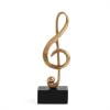 Gold Musical Figurine for Living Room Decor