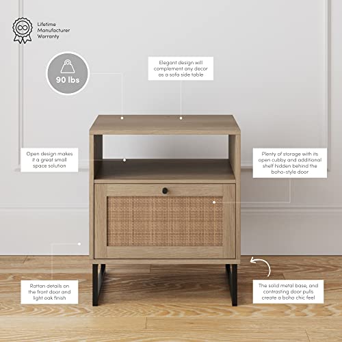 Nathan James Mina End Table with Storage