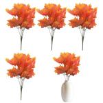 4-Piece Faux Autumn Flowers Decor Set