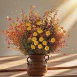 6 Bundles of Autumn Flowers for Home Decor