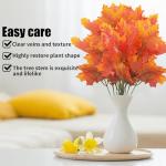 4-Piece Faux Autumn Flowers Decor Set