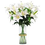 60CM Long Artificial Tiger Lily Flowers - 4PCS