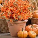 24 Bundles Autumn Lavender & Violet Fake Flowers