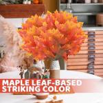 4-Piece Faux Autumn Flowers Decor Set