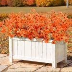 24 Bundles Autumn Lavender & Violet Fake Flowers