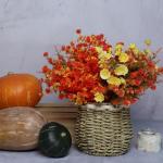 6 Bundles of Autumn Flowers for Home Decor