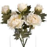 White Fashion Peony Home Décor Accent