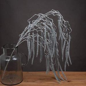 Festive Silver Amaranthus Decorative Home Accent