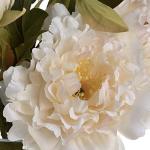White Fashion Peony Home Décor Accent