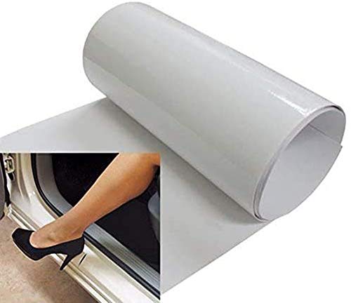 6 by 60 Inches Clear Door Sill Paint Protection Scratch Film Vinyl Sheet