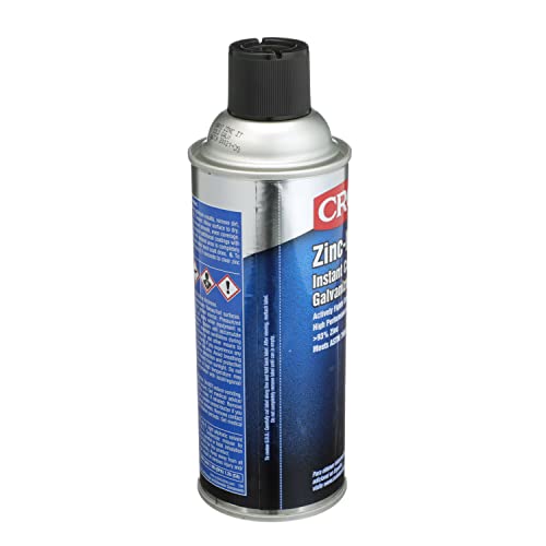CRC 18412 Zinc-It Instant Cold Gallonvanize Zinc Rich Gallonvanize Coating, 13 Ounce, Gray Viscous Liquid