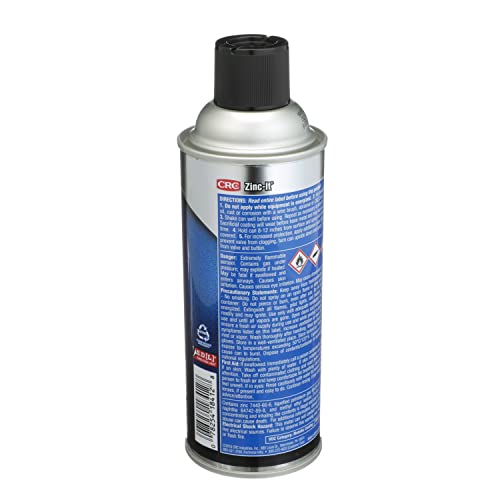 CRC 18412 Zinc-It Instant Cold Gallonvanize Zinc Rich Gallonvanize Coating, 13 Ounce, Gray Viscous Liquid