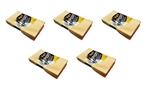 Meguiars Supreme Shine wgwqK Microfiber Cloths, 3 Count (5 Pack)