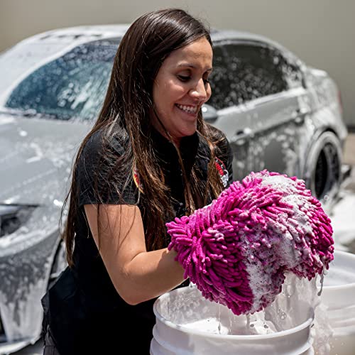 Chemical Guys MIC499 Big Mofo Chenille Microfiber Premium Scratch-Free Wash Mitt, 1 Pack