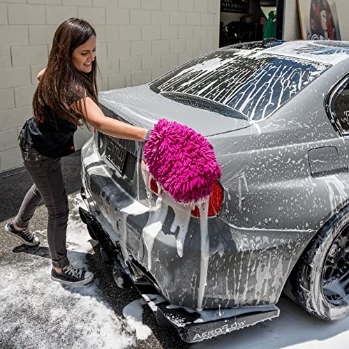 Chemical Guys MIC499 Big Mofo Chenille Microfiber Premium Scratch-Free Wash Mitt, 1 Pack