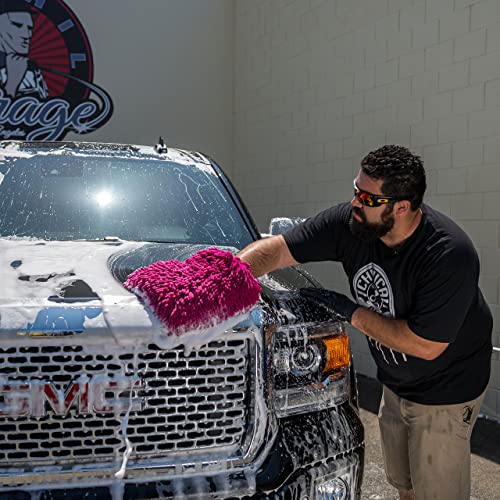 Chemical Guys MIC499 Big Mofo Chenille Microfiber Premium Scratch-Free Wash Mitt, 1 Pack